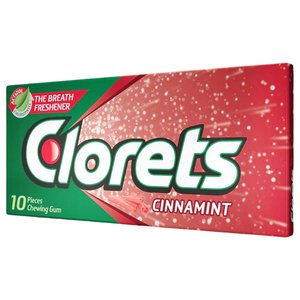 Clorets Chewing Gum Cinnamint 10 Pieces 14G