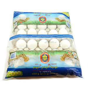 Hawa Chicken White Eggs 30Pcs