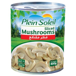 Plein Soleil Sliced Mushrooms 800G