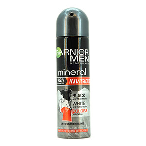 Garnier Mineral Deo Invisible Black & White 150Ml
