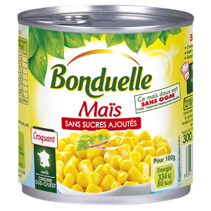 Bonduelle Mais Doux Sans Sucres Ajoutés 300G