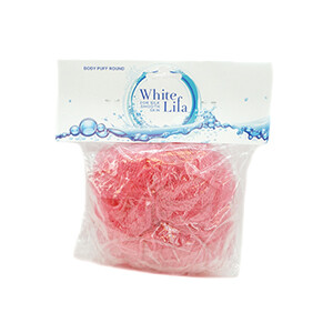 White Lifa Body Puff Round