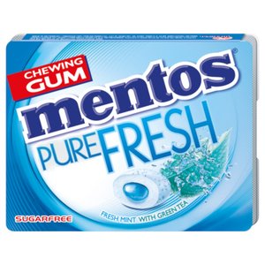 Mentos Gum Pure Fresh Fresh Mint With Green Tea 8 Pieces