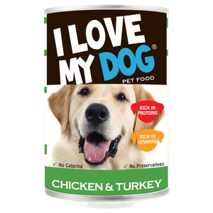 I Love My Dog Chunks With Chicken & Turkey 1230G