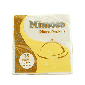Mimosa Dinner Napkins 2Ply 35 Sheets