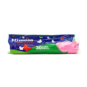 Mimosa Trash Bags Small Pink 30 Pieces