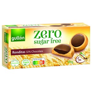 Gullón Ronditas 32% Chocolate Nature Zero Sugar Free 186G