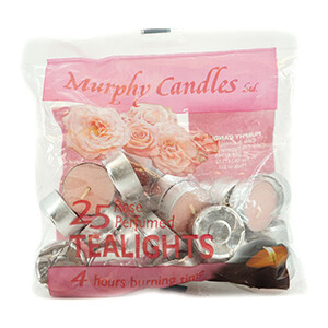 Tea Light *25 Rose Perfumed