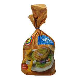 Hawa Chicken Frozen Chicken Burger Bag 12 Pieces 900G