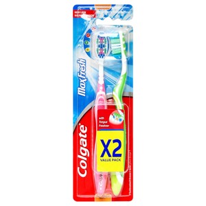 Colgate Toothbrush Maxfresh Twinpack Soft
