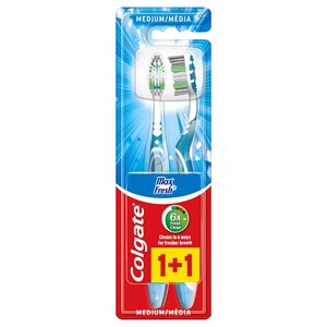 Colgate Toothbrush Max Fresh Medium Twinpack