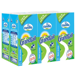 Candia Grand Lait Demi-Écrémé 125Ml X6