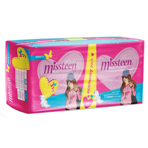 Private Feminine Pads Missteen Extra Thin Super 16 Pieces