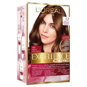 L'oreal Excellence Creme Hair Color Honey Brown 7.7