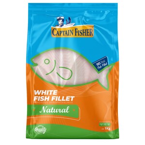 Captain Fisher Frozen White Fish Fillet Natural 1Kg
