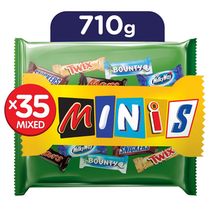 Best Of Minis Assorted Chocolate Bars 710G