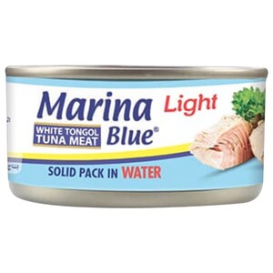 Marina Blue White Tongol Tuna Meat In Water 185G