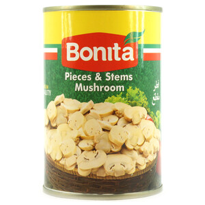 Bonita Mushroom Pieces & Stems 400G