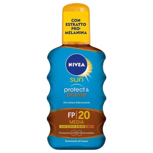 Nivea Sun Spray Protect & Bronze Spf 20 200Ml