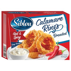 Siblou Frozen Calamare Rings Breaded Hot & Spicy 400G