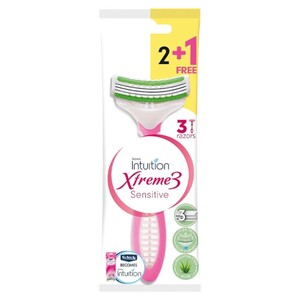 Schick Xtreme3 Sensitive Razors 2+1 Free
