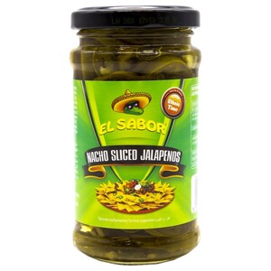 El Sabor Nacho Sliced Jalapenos 220G