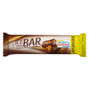 Iceberg Ice Cream Bar Caramel, Vanilla & Chocolate 70Ml