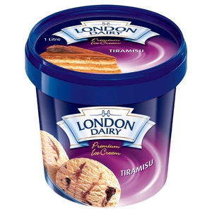 London Dairy Ice Cream Cup Tiramisu 1L