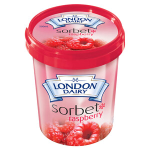 London Dairy Ice Cream Raspberry Sorbet 500Ml