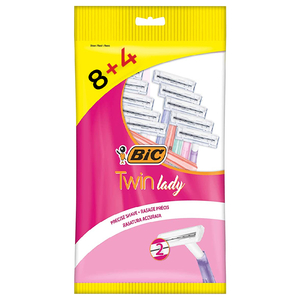 Bic Twin Lady Pouch 8+4 Free