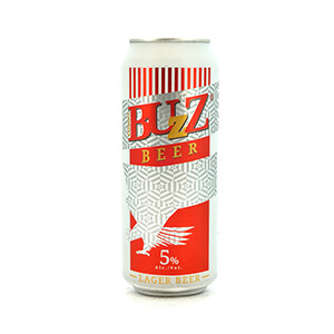 Buzz Beer Lager Can 500Ml