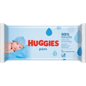 Huggies Wipes Pure Tub 56 Pieces