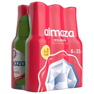 Almaza Pilsner Beer Bottle 33Cl 5+1 Free