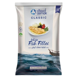 Asmak Frozen White Fish Fillet 1Kg