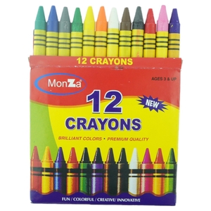 Monza Crayon Box 12 Pieces