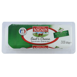 Soignon Buchette Chevre Garlic & Herbs 125G