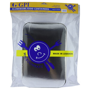 Gpi Aluminium Container With Lid 6 Pieces