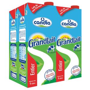 Candia Uht Lait Entier 1L X4