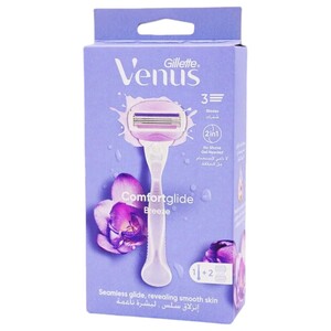 Gillette Venus Comfortglide Breeze Razor With 2 Refill