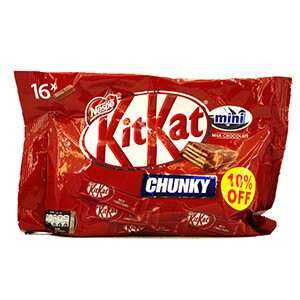 Kit Kat Chunky Mini Bag 250G -10%
