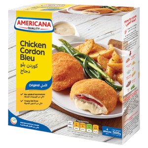 Americana Frozen Chicken Cordon Bleu 4 Pieces 500G