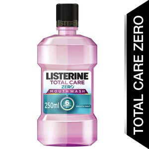 Listerine Mouthwash Total Care Zero Smooth Mint 250Ml