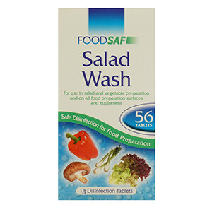 Food Saf Salad Wash 56Tablets 73G