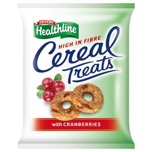 Devon Healthline Cereal Treats With Cranberries 50G