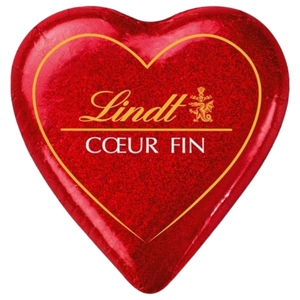 Lindt Valentine's Milk Heart Coeur Fin 24G