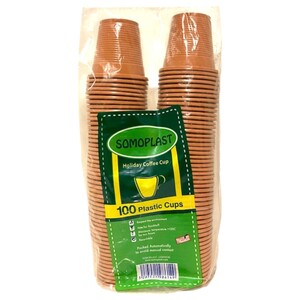 Somoplast Holiday Coffee Cup 120Cc 100 Pieces
