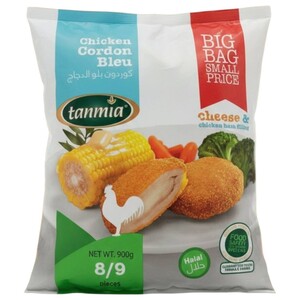 Tanmia Frozen Chicken Cordon Bleu 8-9 Pieces 900G
