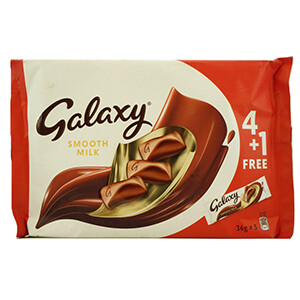 Galaxy Chocolate Milk 40G 4+1 Free