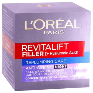 L'oreal Revitalift Filler Replumping Carea Anti Agening Night Cream 50Ml