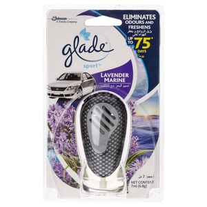 Glade Car Lavender & Marine Scented Oil 7Ml